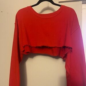Joah brown hot sauce Cropped sweatshirt